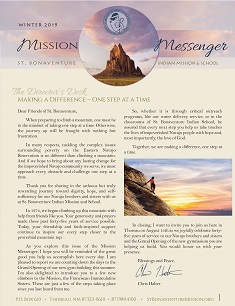 St. Bonaventure Mission Messenger Newsletter